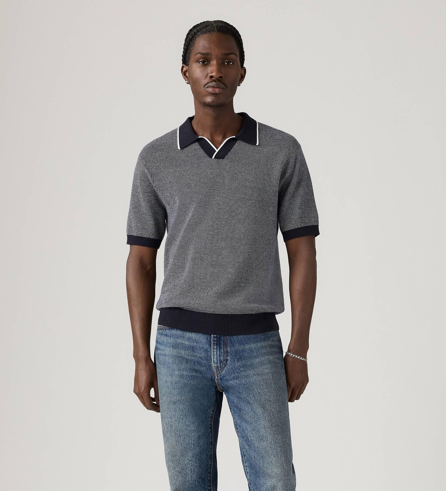 Levi's - Áo polo dệt kim tay ngắn nam Skipper Knit Polo