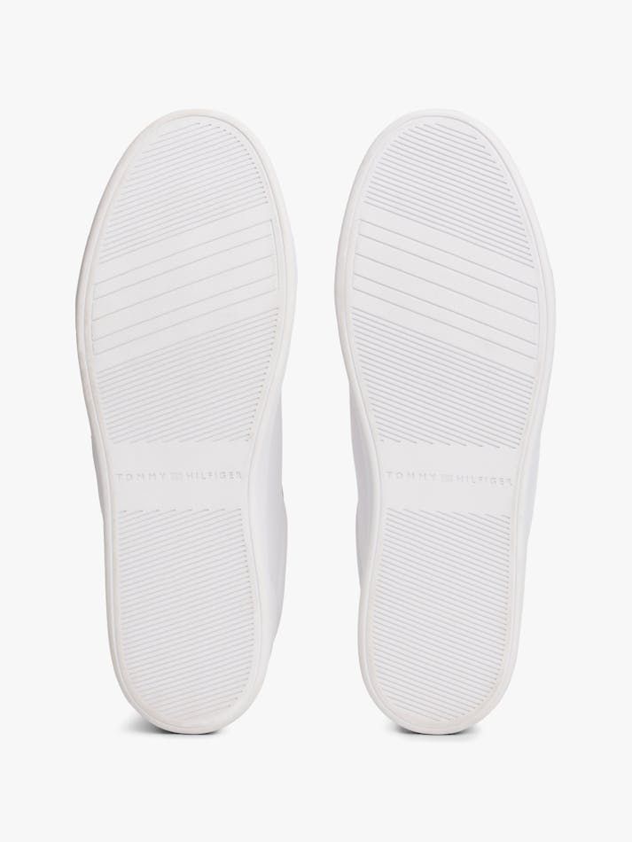 Tommy Hilfiger - Giày nữ Webbing Stripe Leather Cupsole Trainers