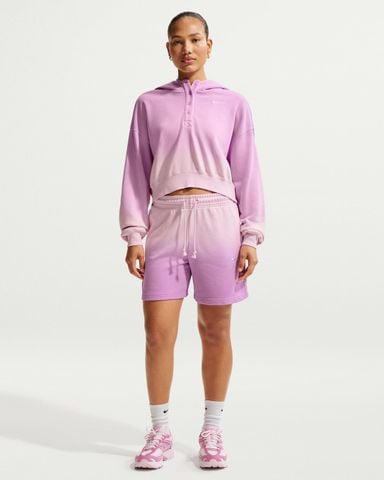 Nike - Áo Hoodie Nữ Sportswear Phoenix Fleece Women's Oversized Henley Hoodie