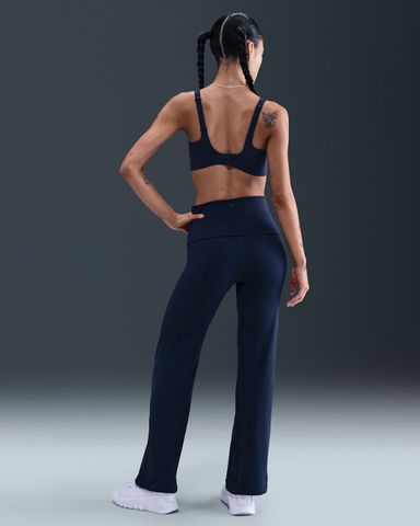 Nike - Quần dài thể thao Nữ One Women's Dri-FIT High-Waisted Fold-Over Trousers