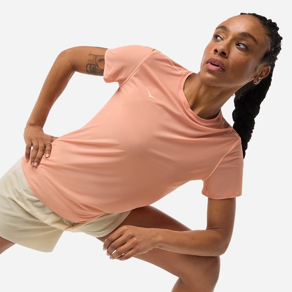 Hoka - Áo thun chạy bộ nữ Airolite Running Tee