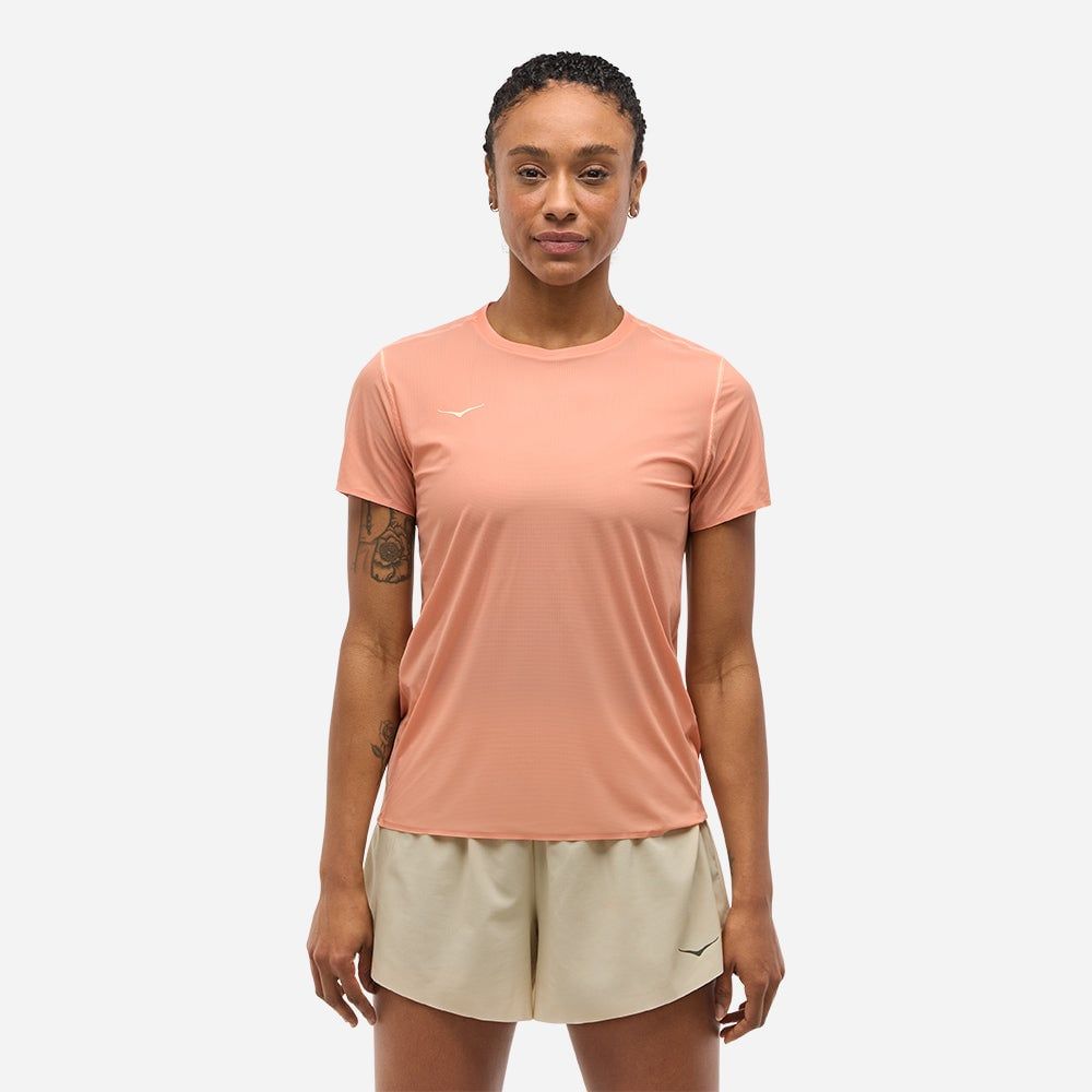 Hoka - Áo thun chạy bộ nữ Airolite Running Tee