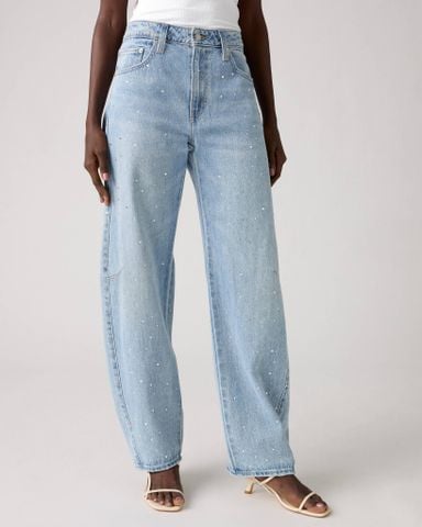 Levi's - Quần dài jean ống rộng nữ Baggy Dad Barrel Jeans - Blue