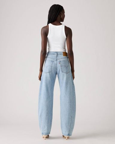 Levi's - Quần dài jean ống rộng nữ Baggy Dad Barrel Jeans - Blue