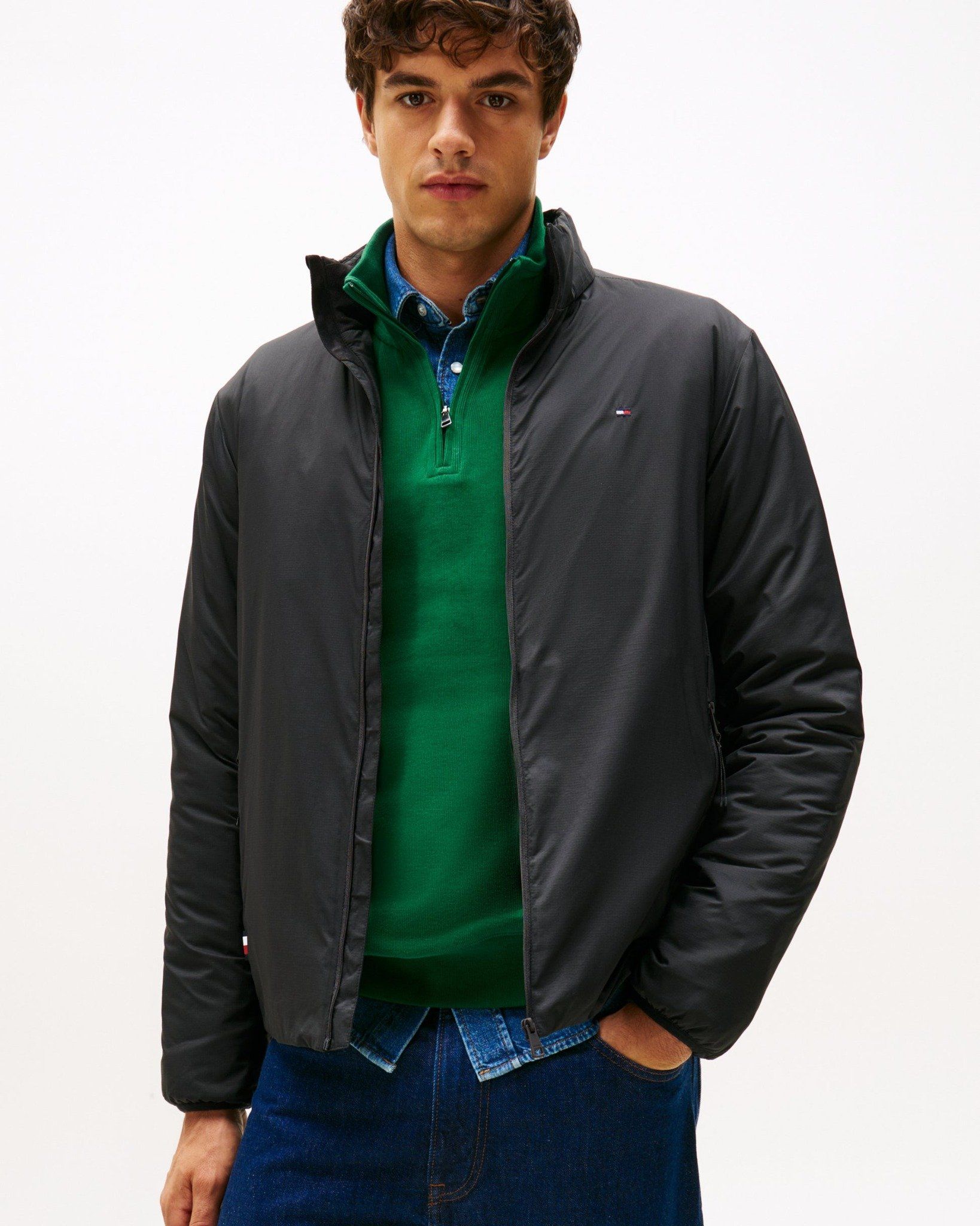 Tommy Hilfiger - Áo khoác tay dài nam Lightweight Blouson Jacket