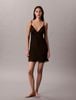 Calvin Klein - Váy Ngủ Nữ Black Floral Lace Chemise