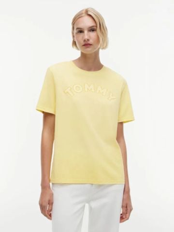 Tommy Hilfiger - Áo Thun Tay Ngắn Nữ Relaxed Washed Jersey T-Shirt