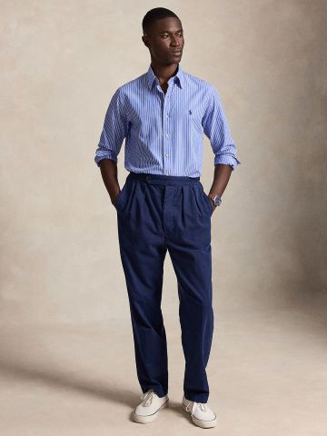 Ralph Lauren - Áo Sơ Mi Nam Custom Fit Striped Broadcloth Shirt