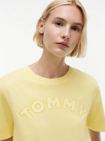Tommy Hilfiger - Áo Thun Tay Ngắn Nữ Relaxed Washed Jersey T-Shirt