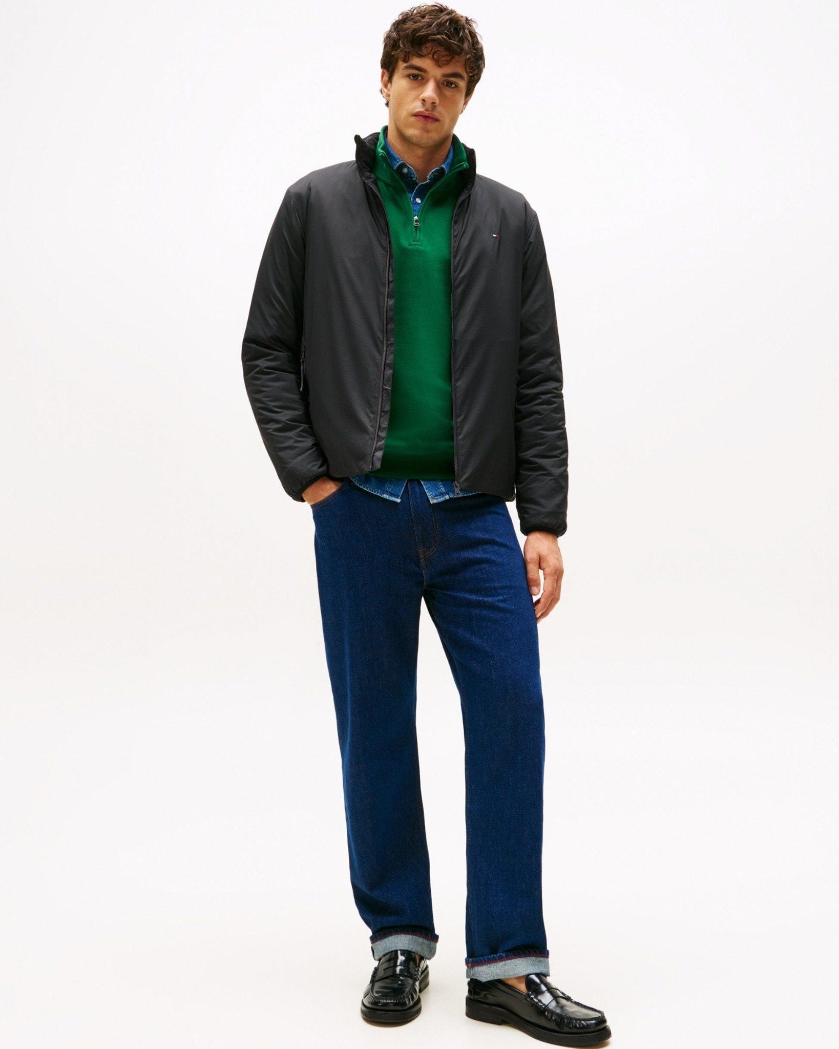 Tommy Hilfiger - Áo khoác tay dài nam Lightweight Blouson Jacket