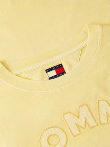 Tommy Hilfiger - Áo Thun Tay Ngắn Nữ Relaxed Washed Jersey T-Shirt