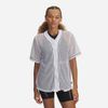 Under Armour - Áo sơ mi thể thao nữ Sportswear Baseball Jersey Lifestyle