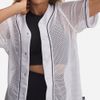 Under Armour - Áo sơ mi thể thao nữ Sportswear Baseball Jersey Lifestyle