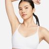 Nike - Áo ngực thể thao hỗ trợ nhẹ Nữ Women's Dri-Fit Indy Sports Bras - White