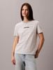 Calvin Klein - Áo Thun Tay Ngắn Nữ Classic Stripe Logo Print Tee