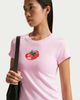 Nike - Áo Tay Ngắn Thể Thao Nữ Sportswear Women NSW Chill Knit Modern Crop Tomato Tee