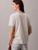 Calvin Klein - Áo Thun Tay Ngắn Nữ Classic Stripe Logo Print Tee