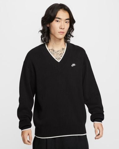 Nike - Áo len tay dài thể thao Nam Sportswear Club Men's V-Neck Jumper