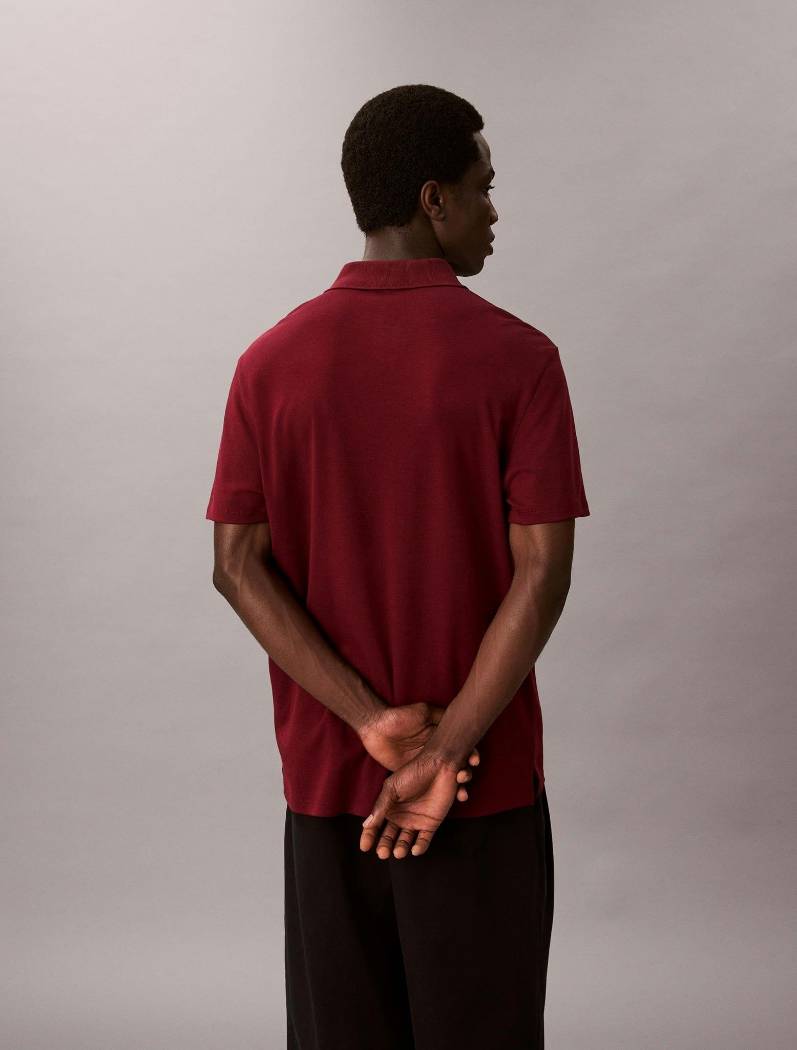 Calvin Klein - Áo polo tay ngắn nam Pima Cotton Polo Shirt