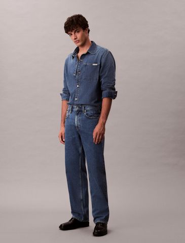 Calvin Klein - Quần jeans ống đứng nam 90's Straight Jeans