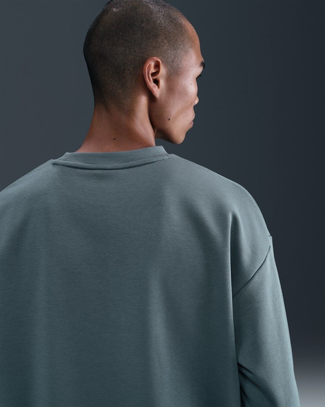 Nike - Áo nỉ tay dài thể thao Nam Nike Men's Dri-FIT Fleece Running Crew