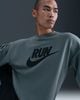 Nike - Áo nỉ tay dài thể thao Nam Nike Men's Dri-FIT Fleece Running Crew