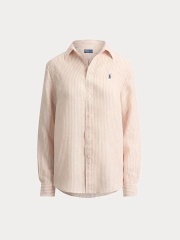 Ralph Lauren - Áo Sơ Mi Nữ Classic Fit Striped Linen Shirt