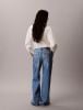 Calvin Klein - Quần Jean Dài Nữ Wide Leg Eco Cool Soft