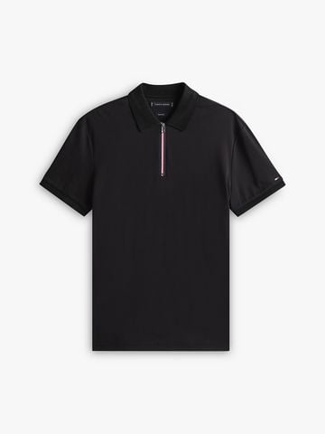Tommy Hilfiger - Áo polo tay ngắn nam Regular Signature Zip Placket Polo Shirt
