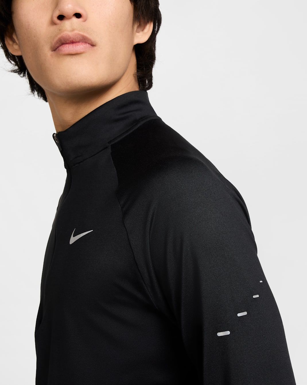 Nike - Áo tay dài thể thao Nam Nike Stride Men's Dri-FIT 1/4-Zip Running Top