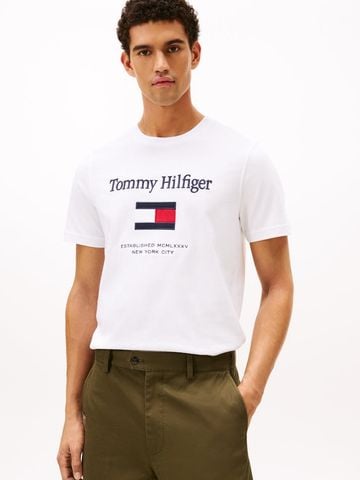 Tommy Hilfiger - Áo Thun Tay Ngắn Nam Tommy Embro Flag Tee