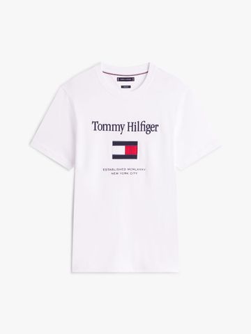 Tommy Hilfiger - Áo Thun Tay Ngắn Nam Tommy Embro Flag Tee