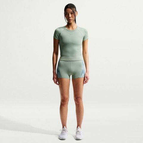 Nike - Áo Tay Ngắn Thể Thao Nữ Pro Seamless Dri-FIT T-Shirt