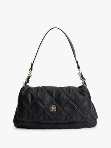 Tommy Hilfiger - Túi Đeo Vai Nữ Quilted TH Monogram Shoulder Bag