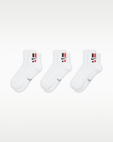 Nike - Vớ Thể Thao Unisex Everyday Elevated Ankle Socks (3 Pairs)