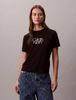Calvin Klein - Áo thun thời trang nữ Script Logo Graphic Slim T-Shirt