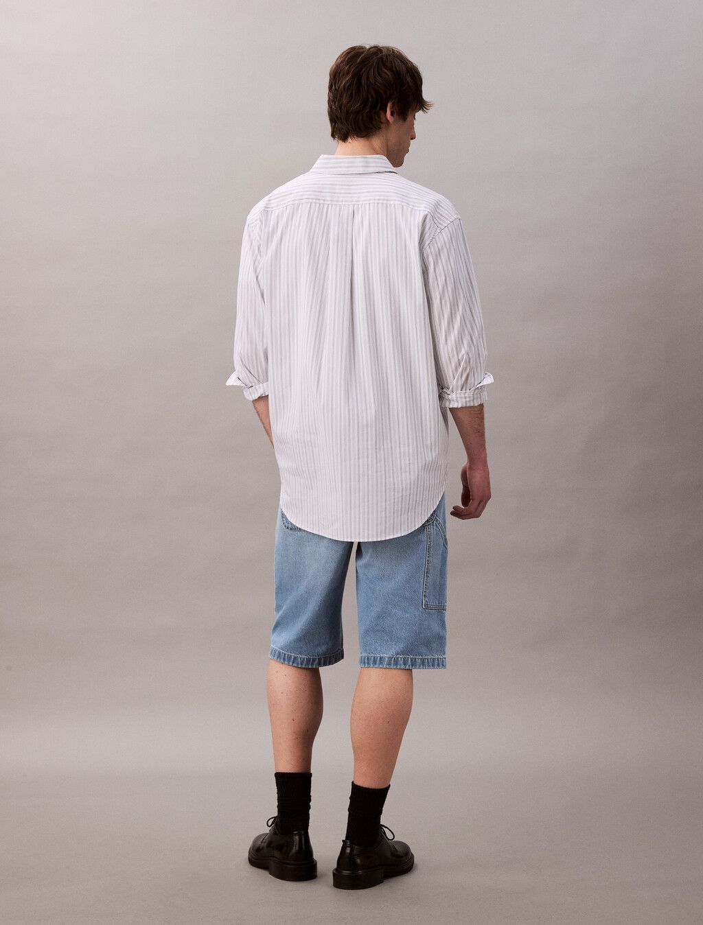 Calvin Klein - Quần jeans ngắn nam 90's Carpenter Denim Shorts