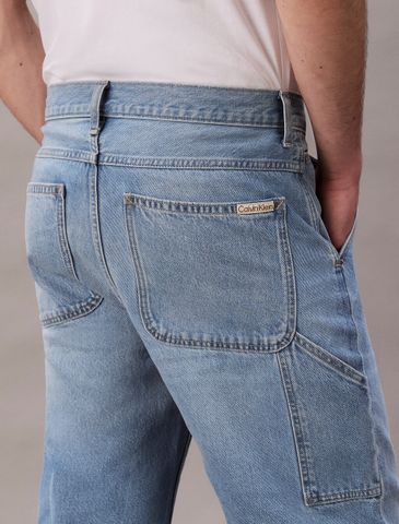 Calvin Klein - Quần jeans ngắn nam 90's Carpenter Denim Shorts - 2