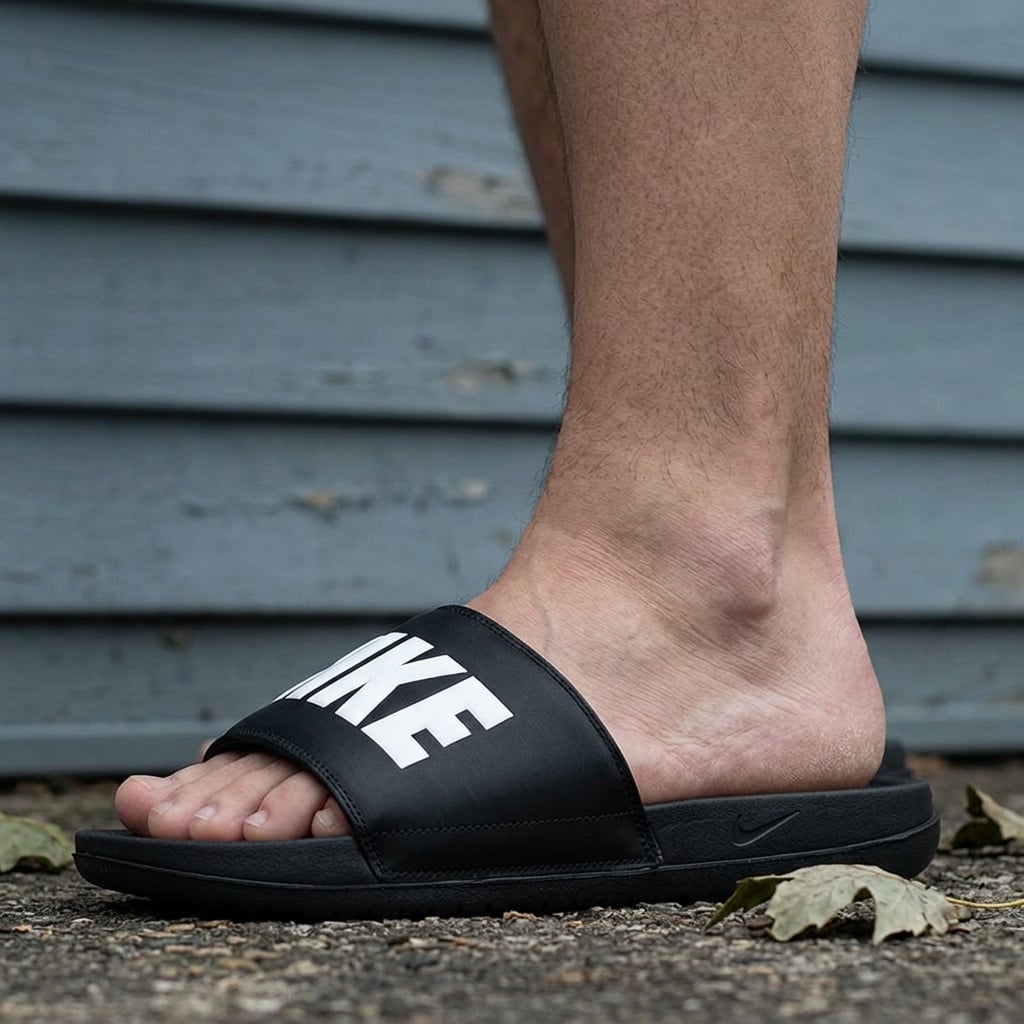 Nike - Dép Thể Thao Nam Offcourt Slide Black