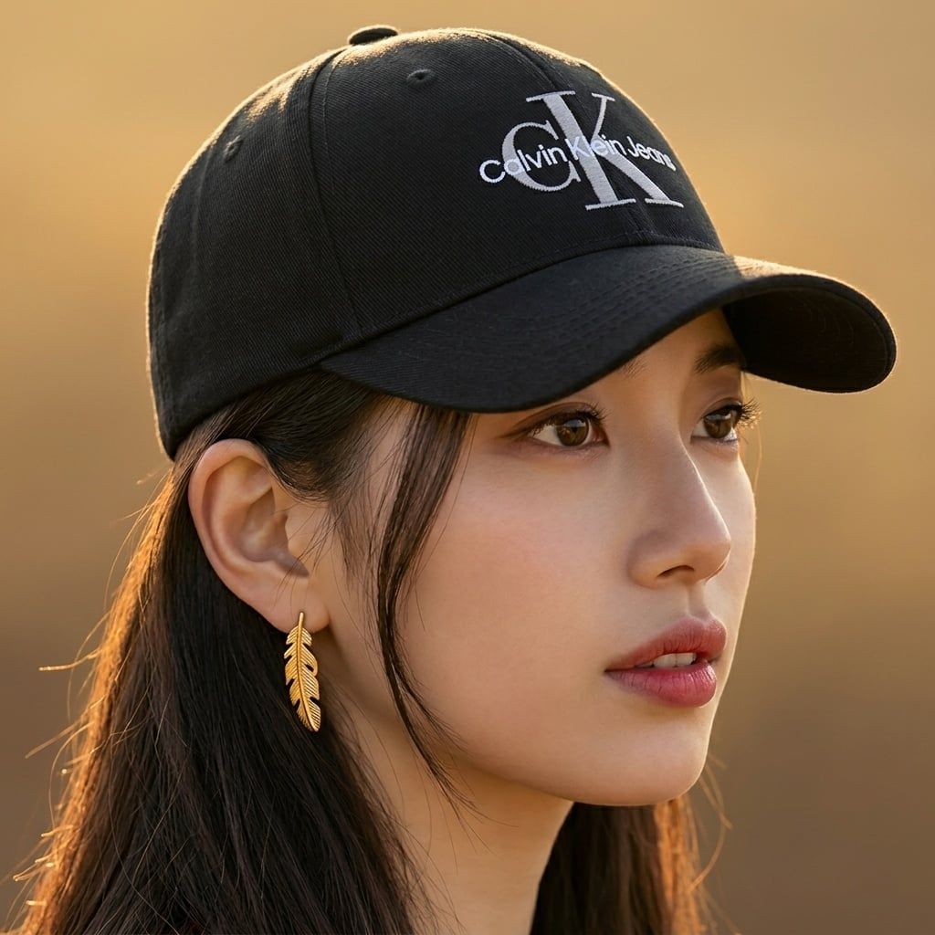 Calvin Klein - Nón lưỡi trai CK nam Monologo Embroidery Baseball Cap