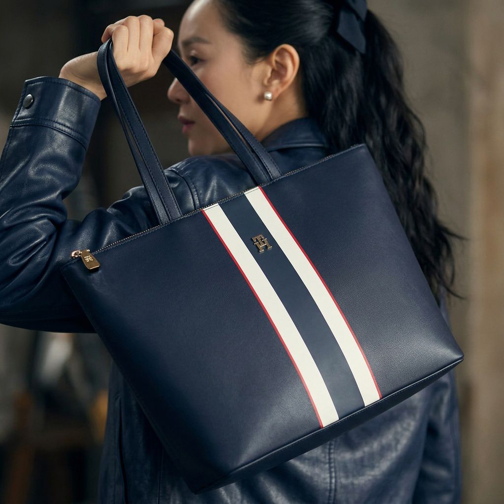 Tommy Hilfiger - Túi xách nữ TH Latam Corporate Tote