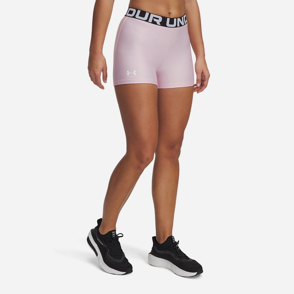 Under Armour - Quần ngắn ống ôm thể thao nữ Heat Gear Shorts Training
