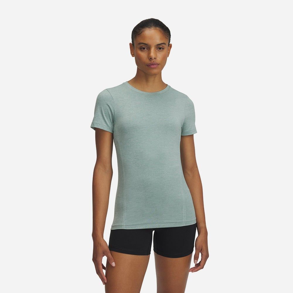 Under Armour - Áo thun thể thao nữ Meridian Seamless Short Sleeve Training