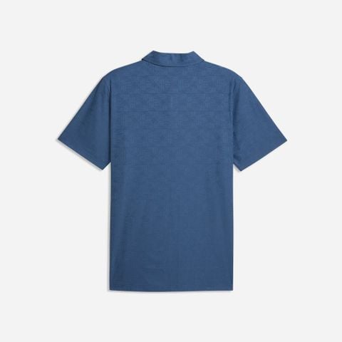 Puma - Áo Thun Có Cổ Nam Mattr Deco Jacquard Polo Dark Indigo