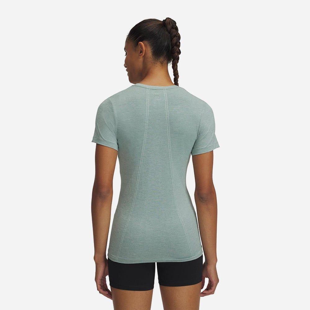 Under Armour - Áo thun thể thao nữ Meridian Seamless Short Sleeve Training