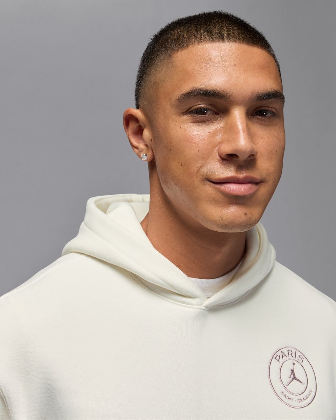 Nike - Áo khoác có mũ trùm đầu Nam Paris Saint-Germain Men's Fleece Hoodie