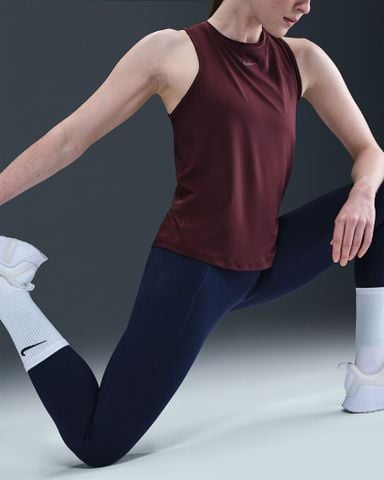 Nike - Quần dài ống bó thể thao Nữ One Women's High-Waisted 7/8 Leggings with Pockets - 3