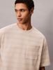 Calvin Klein - Áo thun dệt kim nam Stripe Jacquard Relaxed T-Shirt