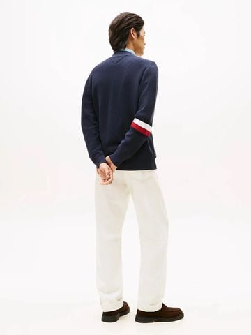 Tommy Hilfiger - Áo khoác len tay dài nam TH Cotton Silk Blend Cardigan - 2