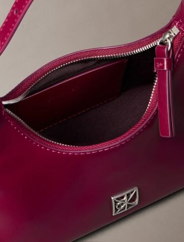 Calvin Klein - Túi Đeo Vai Nữ Emblem HW Leather Mini Shoulder Bag - 3